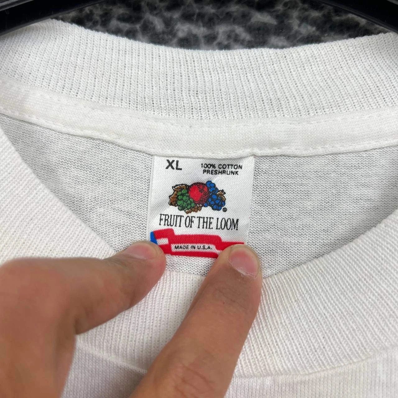 Fruit Of The Loom Vintage US Coast Guard Shirt Men XL White Deadstock New Size US XL / EU 56 / 4 - 3 Thumbnail
