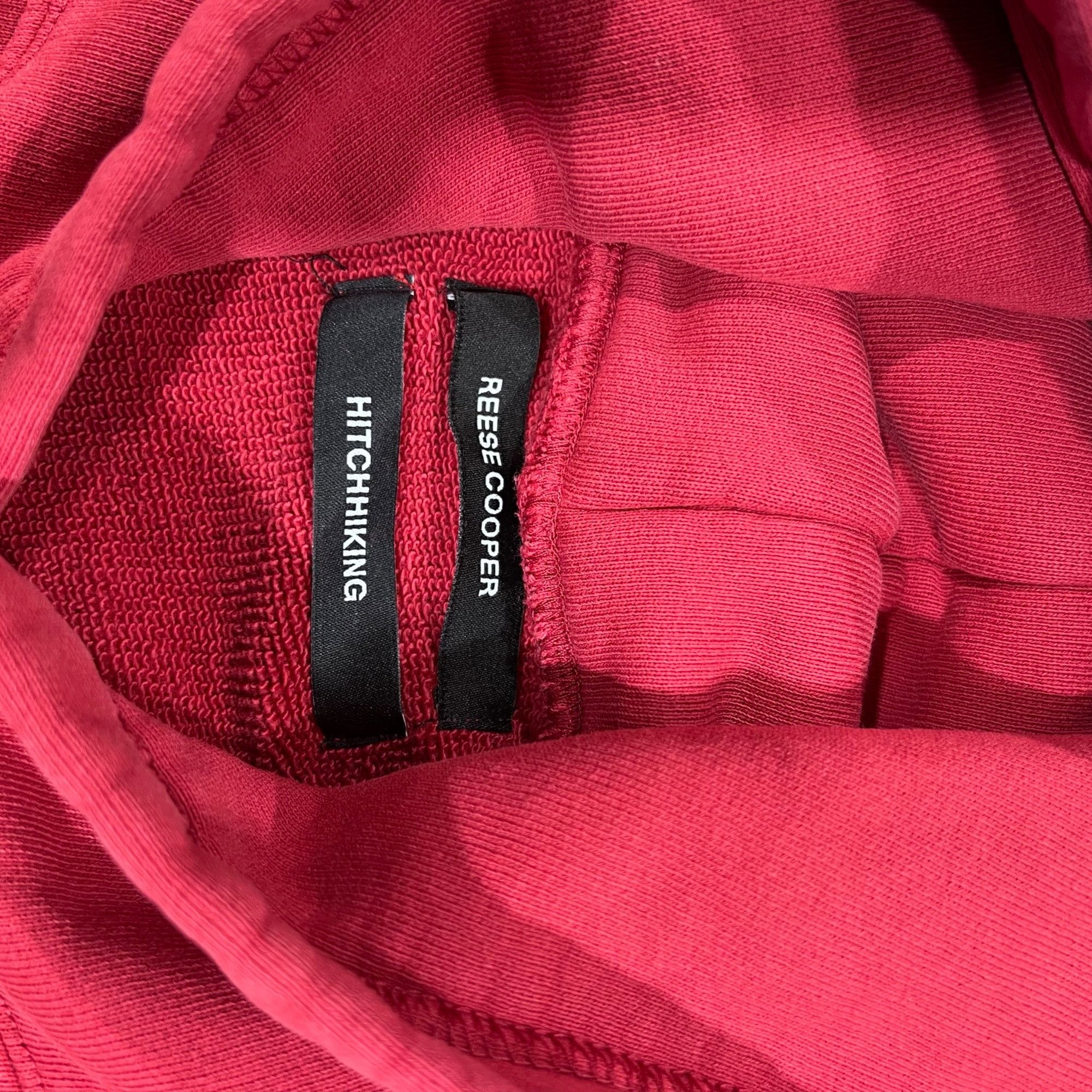 Reese Cooper NEW REESE COOPER HITCHHIKING RED GRAPHIC JERSEY HOODIE S Size US S / EU 44-46 / 1 - 6 Thumbnail