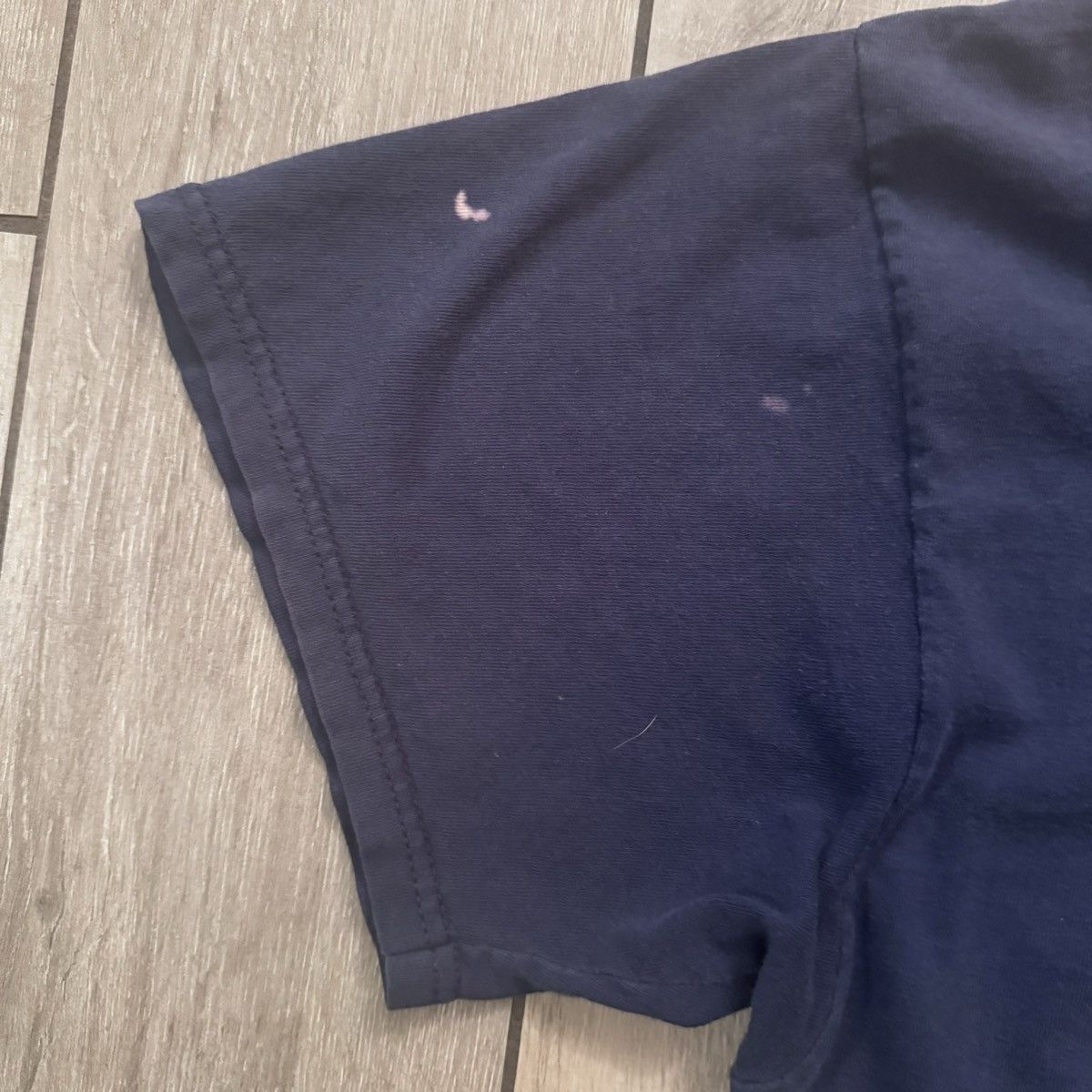 Nike × Stussy Vintage 90s Made In USA Blue Jordan Nike Graphic Tee XL Size US L / EU 52-54 / 3 - 18 Thumbnail