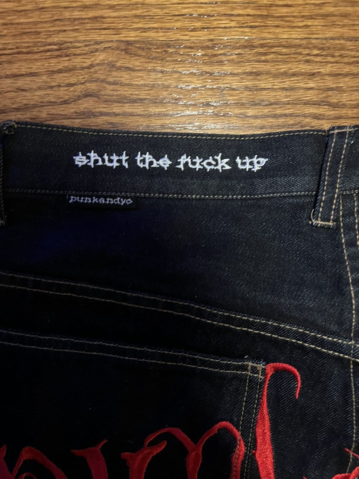 Punk and Yo Punk And Yo Shut The Fuck Up Jeans Size US 32 / EU 48 - 3 Thumbnail