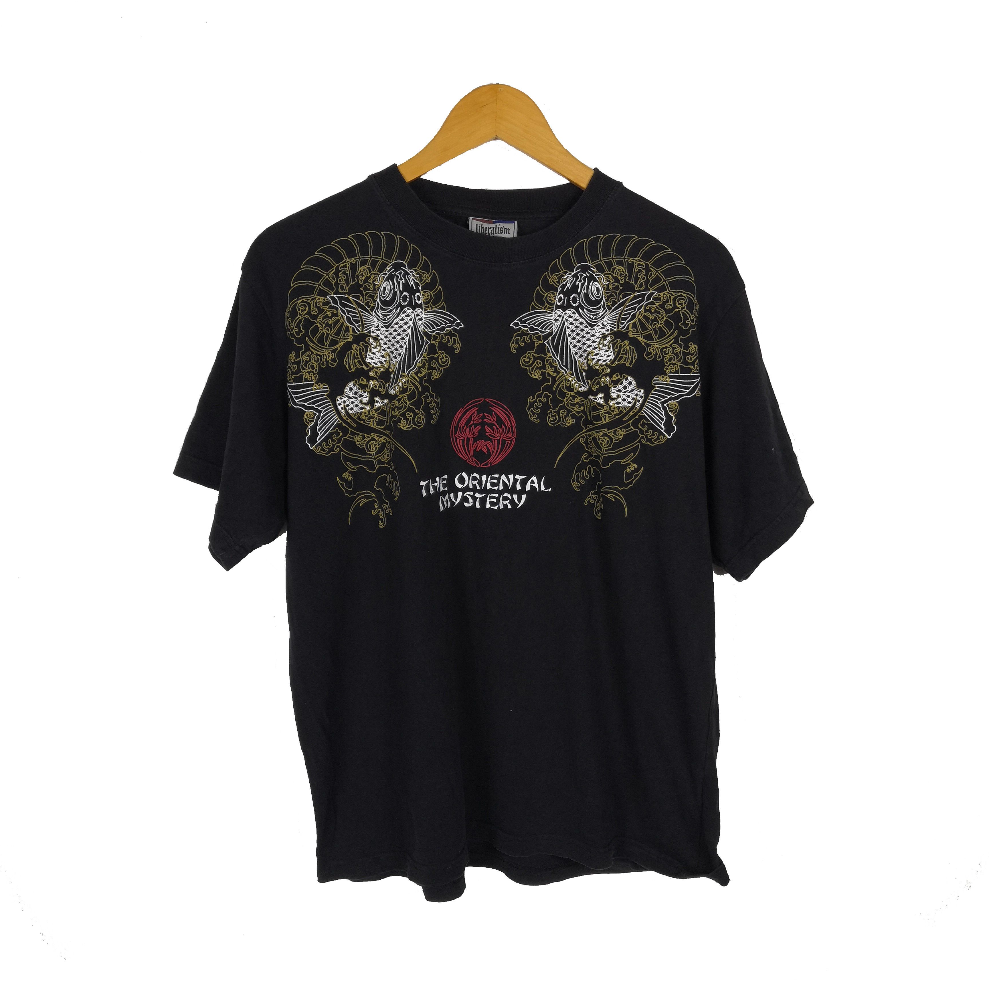 Japanese Brand Oriental Mystery Japanese Brand Koi Fish T-Shirt Tee Size US M / EU 48-50 / 2 - 2 Thumbnail