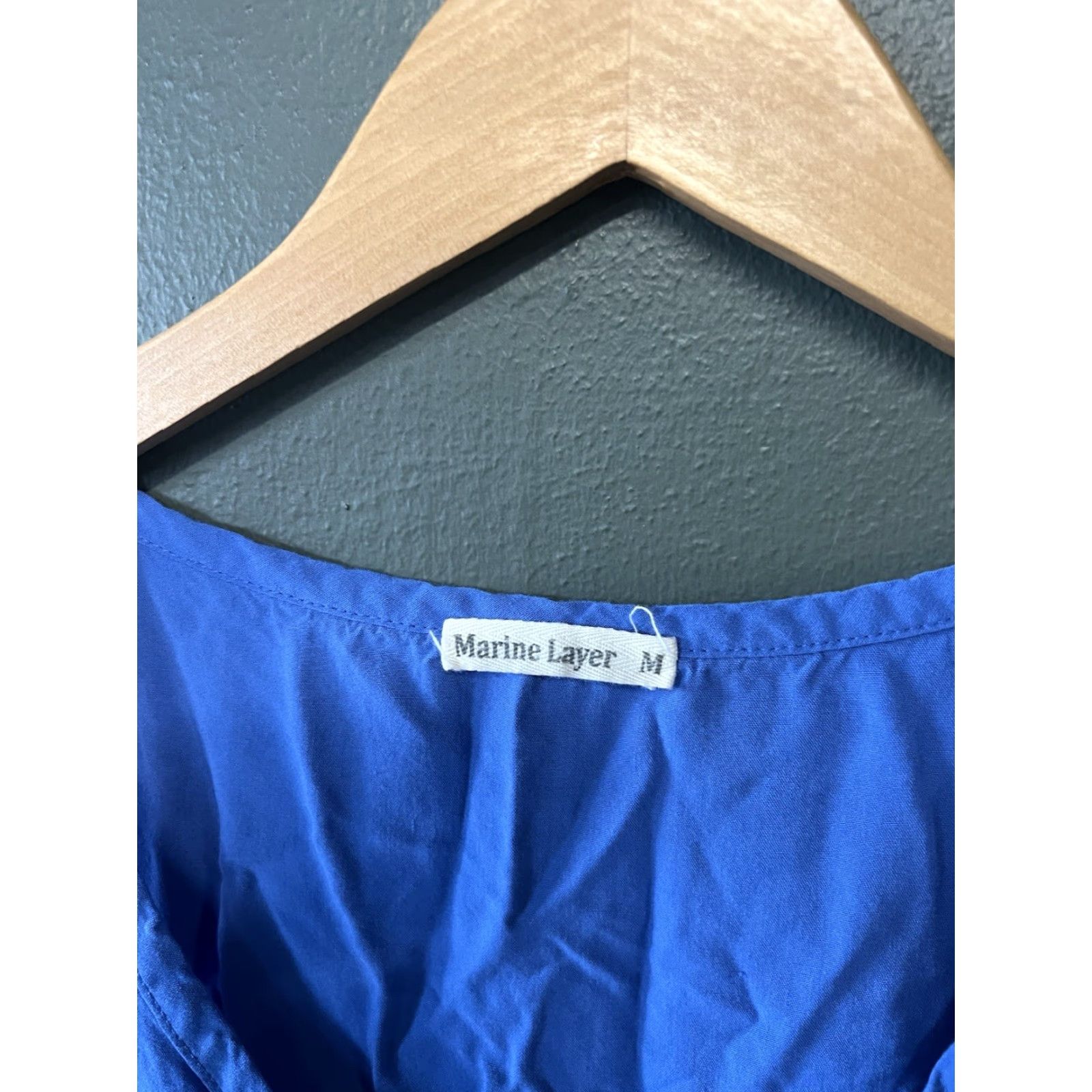 Marine Layer Marine Layer Womens Blue Sleeveless Summer Sun Dress M Knee Length Dress Womens Size M / US 6-8 / IT 42-44 - 3 Thumbnail