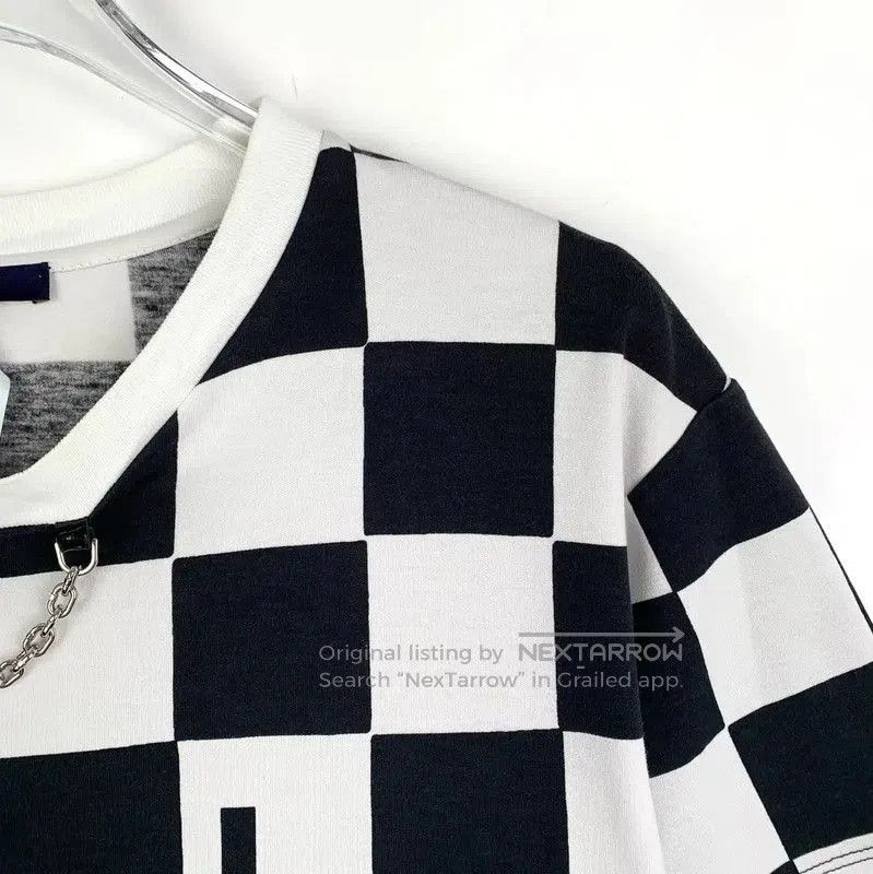 Louis Vuitton Louis Vuitton Checkerboard Graphic T-Shirt . Size US L / EU 52-54 / 3 - 3 Thumbnail