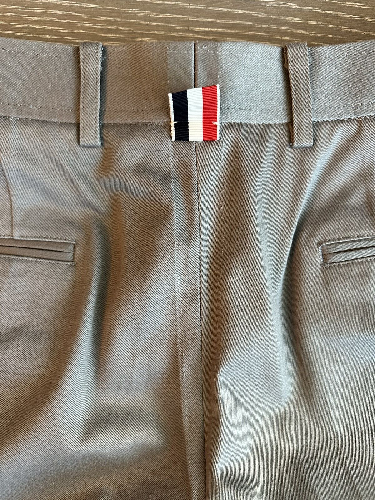Thom Browne Gray Cotton Trousers Size US 30 / EU 46 - 4 Thumbnail
