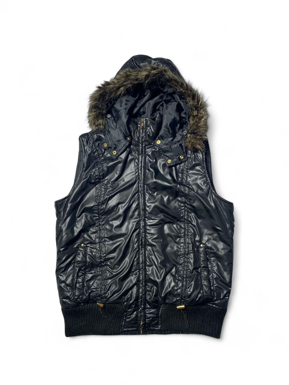 If Six Was Nine Cornflake Vest Fur Punk Style Size US L / EU 52-54 / 3 - 1 Thumbnail