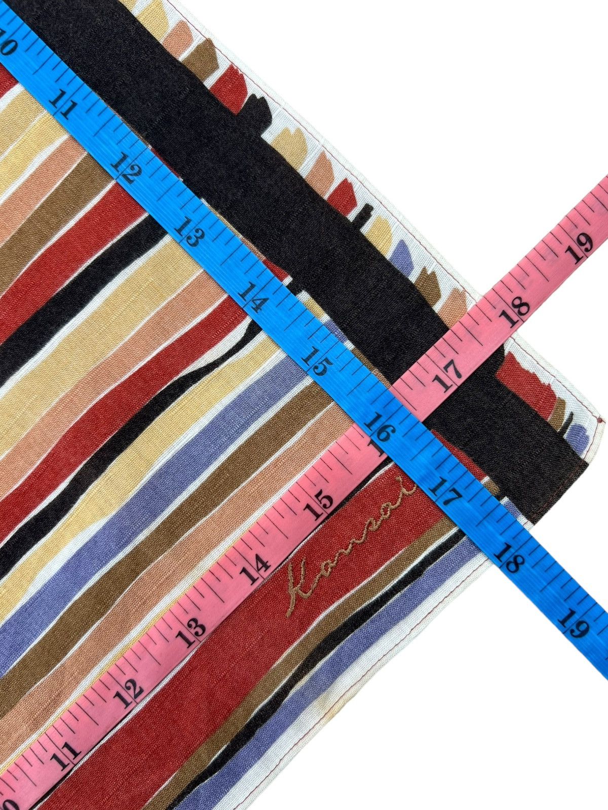 Kansai Yamamoto Kansai Handkerchief Neckerchief Bandana Pocketsquare Size ONE SIZE - 5 Thumbnail