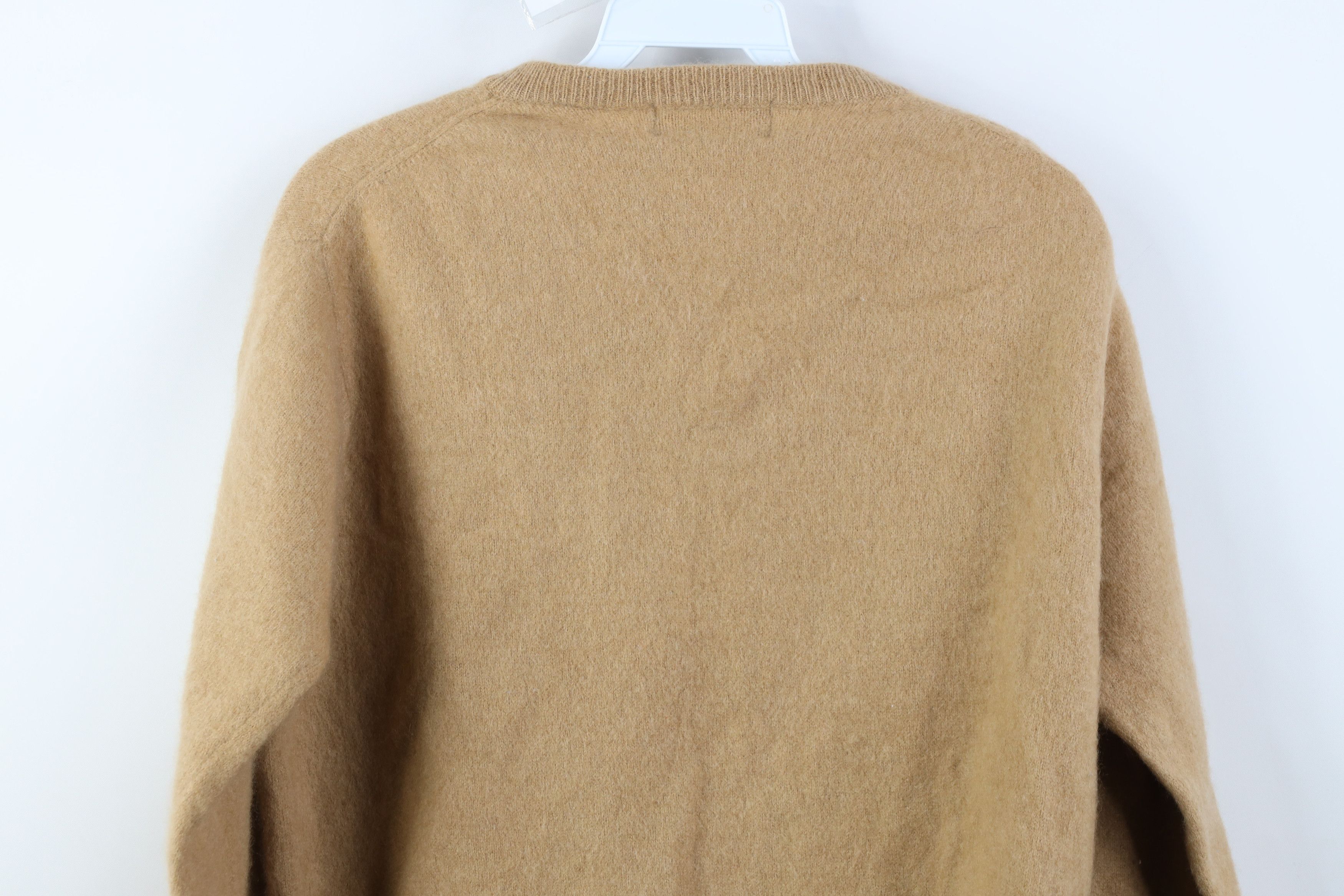 Vintage Vintage 90s Streetwear Ply Cashmere Knit V-Neck Sweater Size M / US 6-8 / IT 42-44 - 9 Thumbnail