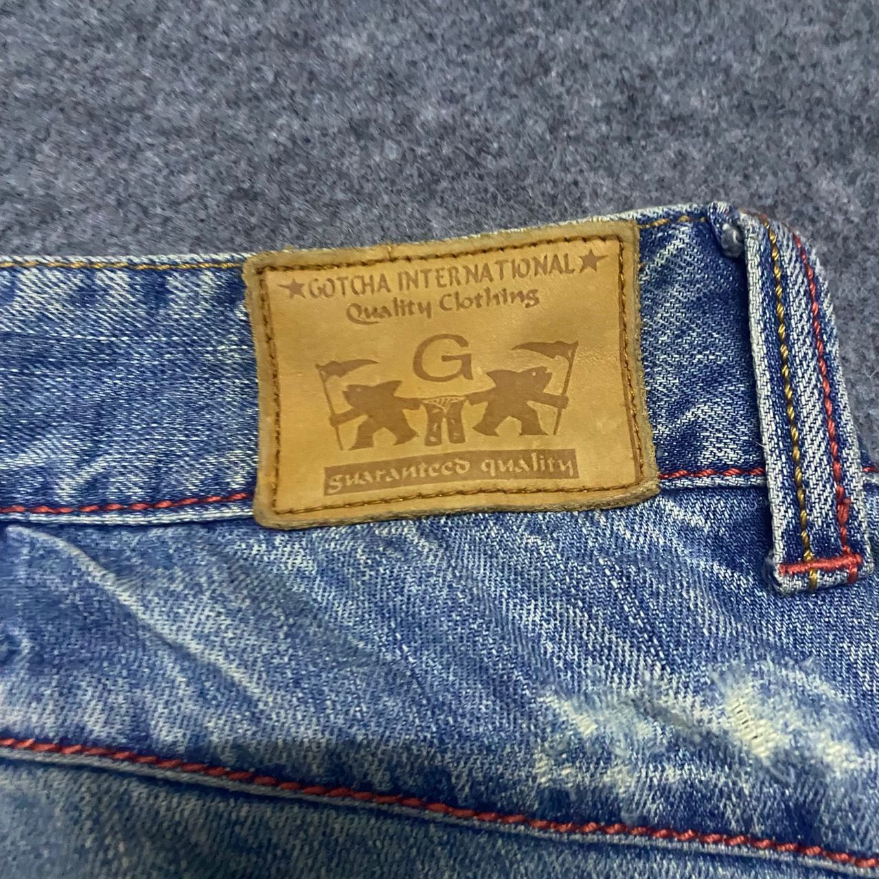 Gotcha 💥Best Offer💥Vintage Gotcha Surfwear Distressed Denim Size US 32 / EU 48 - 12 Thumbnail