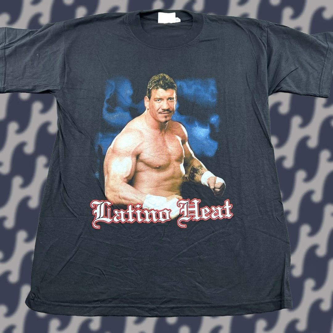 Vintage VINTAGE Eddie Guerrero Latino Heat T-Shirt L Mens Black 90s Y2K Wrestling Viva La Raza Shirts Size US L / EU 52-54 / 3 - 1 Thumbnail