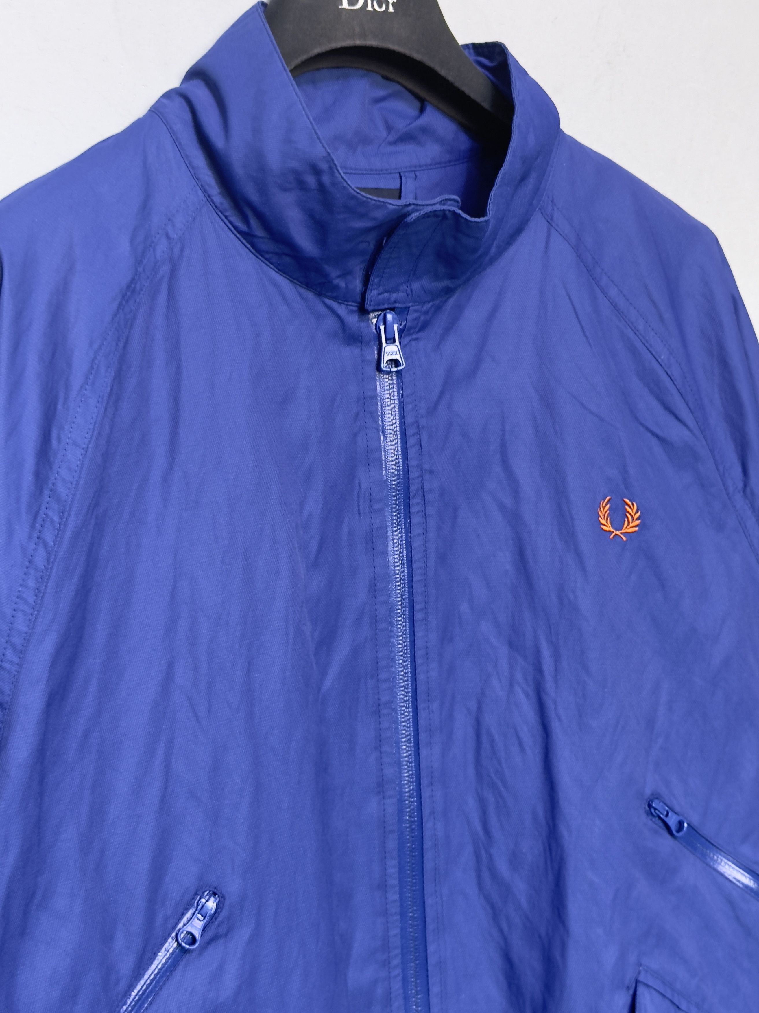 Fred Perry 🔥 bomber Fred perry jacket windbreaker blue electric size L Size US L / EU 52-54 / 3 - 3 Thumbnail