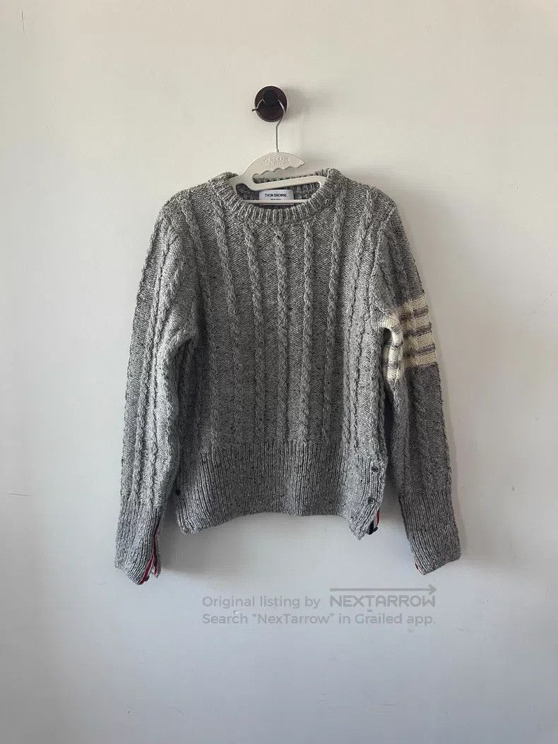 Thom Browne Thom Browne Gray Sweater Size US S / EU 44-46 / 1 - 1 Thumbnail