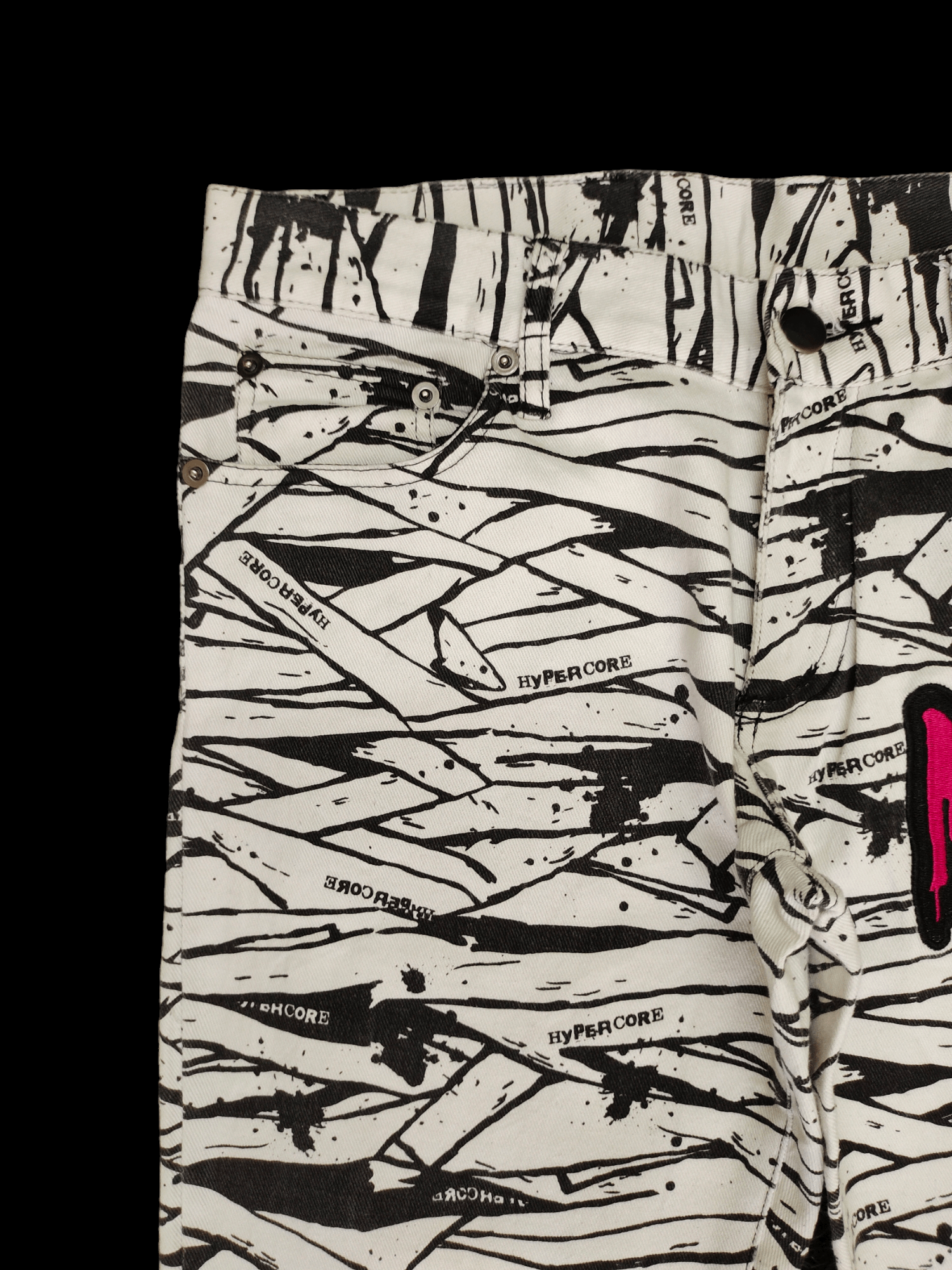 Hysteric Glamour × Undercover Hypercore Mummy Printed Denim Pants Hysteric Punk Style Size US 30 / EU 46 - 4 Thumbnail
