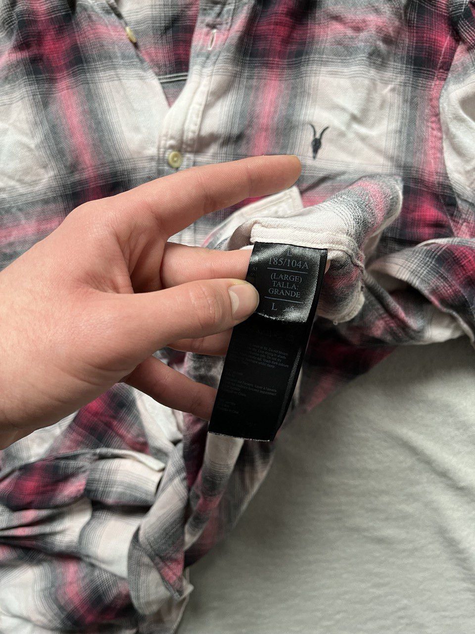 Allsaints All Saints checkered shirt YSL style Size US L / EU 52-54 / 3 - 4 Thumbnail