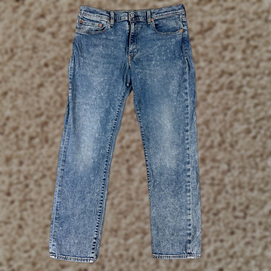 Levi's Levi's Jeans Adult 36 Blue Denim 511 Cotton Blend 33x30 Premium Light Straight Slim 5-Pocket Mens Regular Size US 36 / EU 52 - 1 Thumbnail