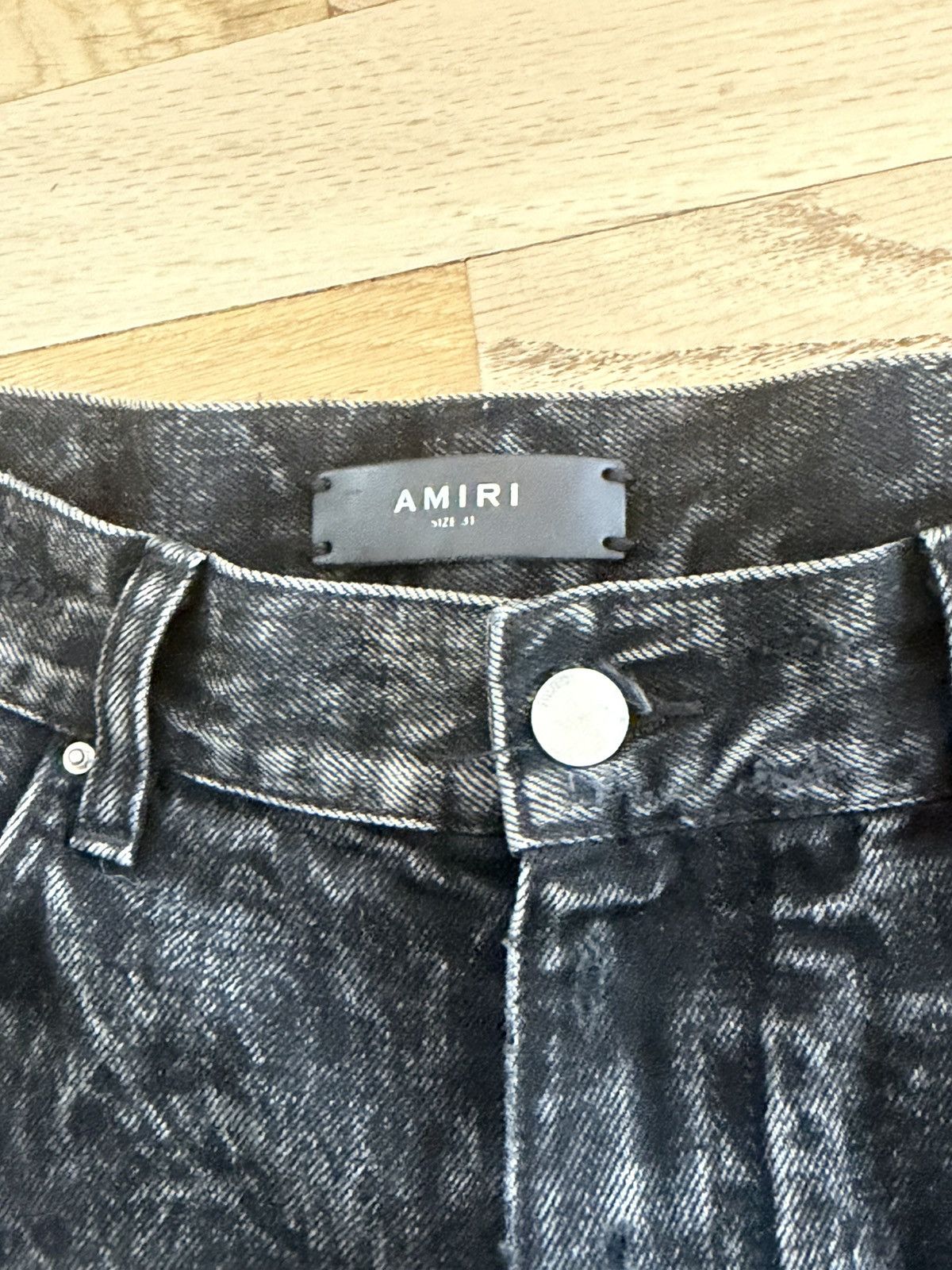 Amiri Grey Amiri Denim Short Size US 31 - 3 Thumbnail