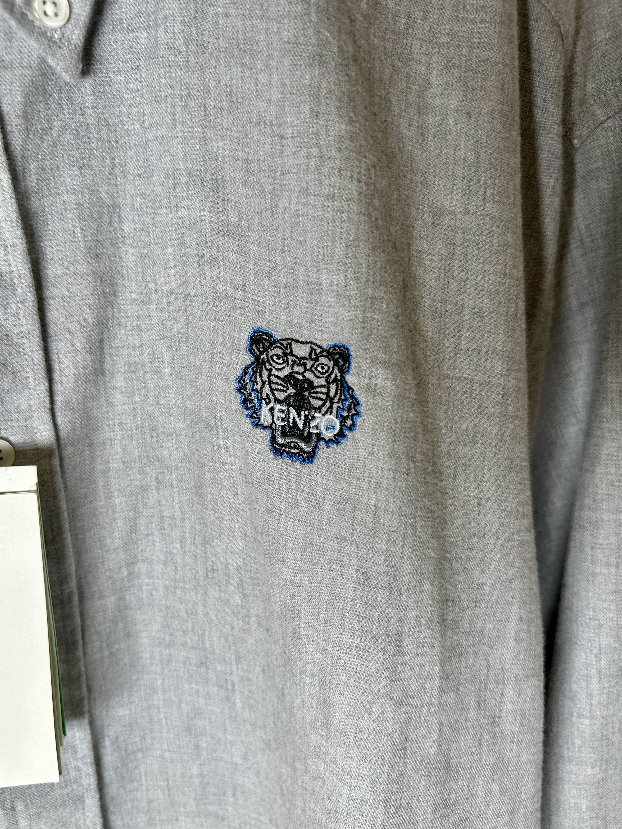 Kenzo KENZO - embroidered logo shirt Size 45 cms Size US XL / EU 56 / 4 - 3 Thumbnail