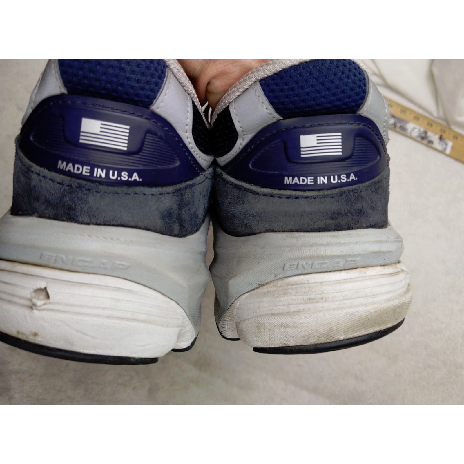 New Balance New Balance Sneaker 990 V6 Fuel Cell Made In USA Mens 12 D 43.5 Navy Blue Size US 12 / EU 45 - 3 Thumbnail