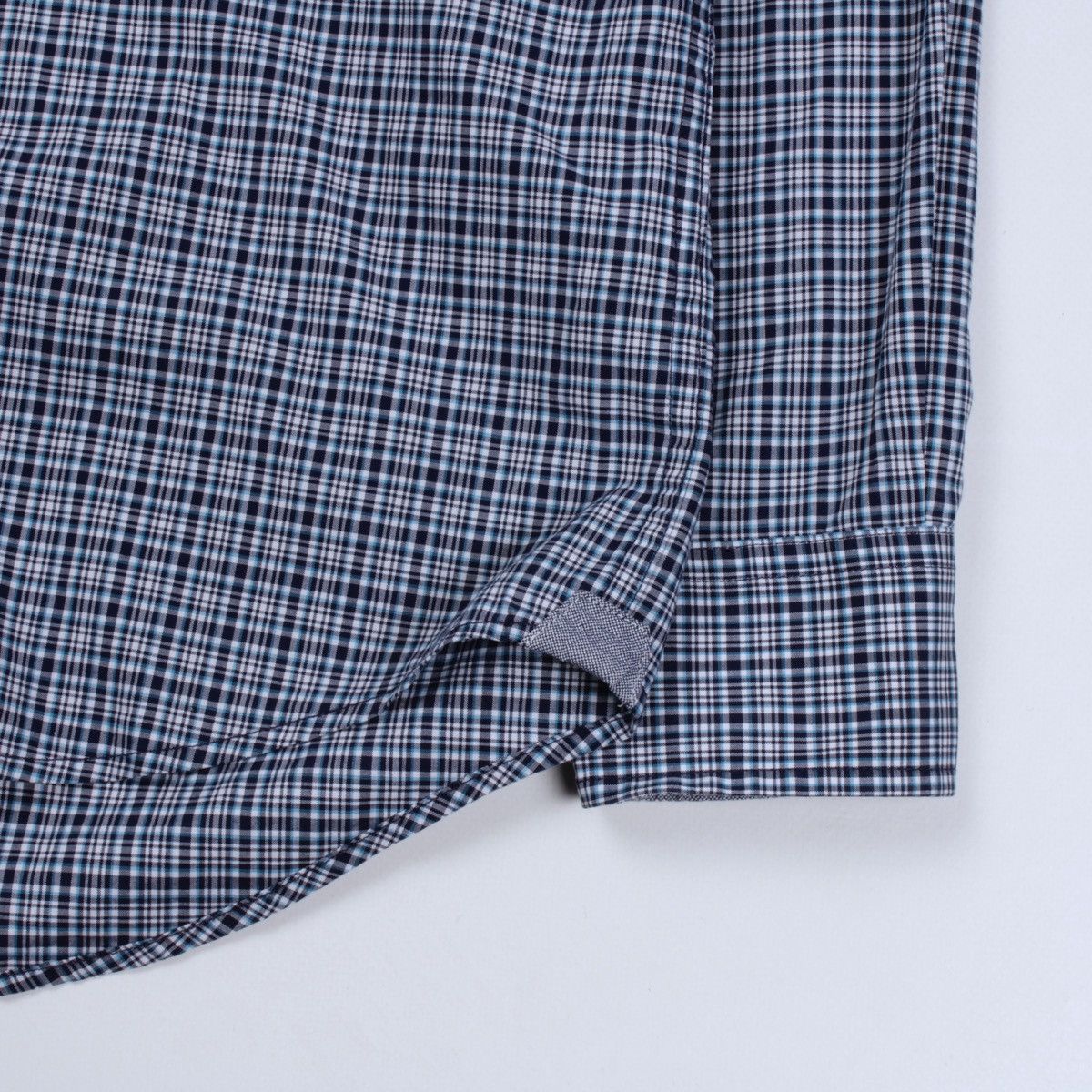 Tommy Hilfiger TOMMY HILFIGER Slim Fit Micro Plaid Long Sleeve Shirt Size US M / EU 48-50 / 2 - 5 Thumbnail