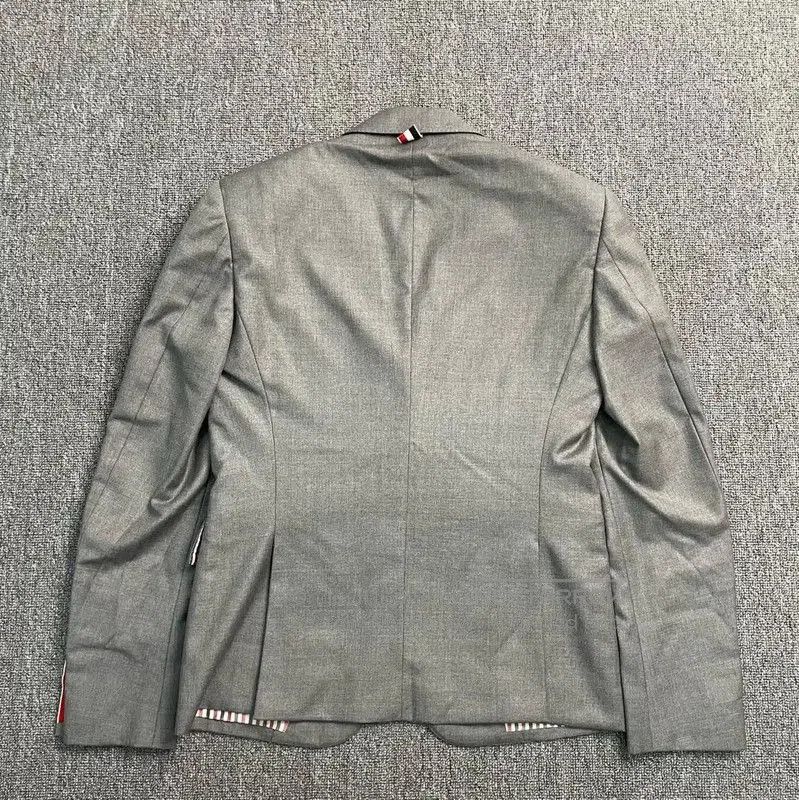 Thom Browne Thom Browne Women's Grey Blazer Jacket . Size M / US 6-8 / IT 42-44 - 2 Thumbnail