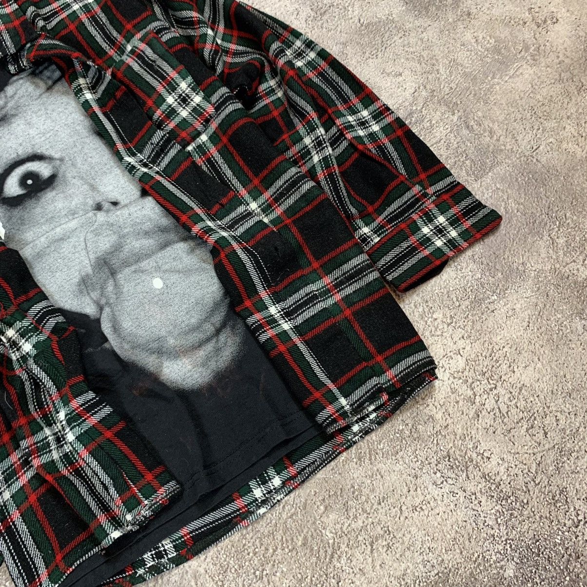 Vintage Vintage 90s Graphic Plaid Shirt Grunge Streetwear Wide Leg L Size US L / EU 52-54 / 3 - 3 Thumbnail