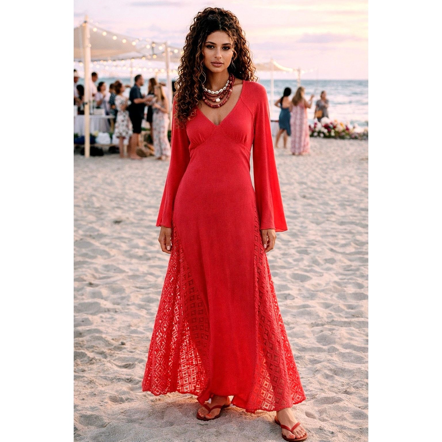 Free People Free People Emerald Green Tropical Heat Maxi Dress | Grailed