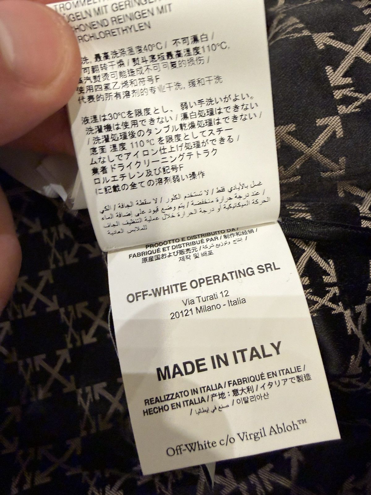 Off-White Off-White Monogram Arrow Jacket Size US XXS / EU 40 - 7 Thumbnail