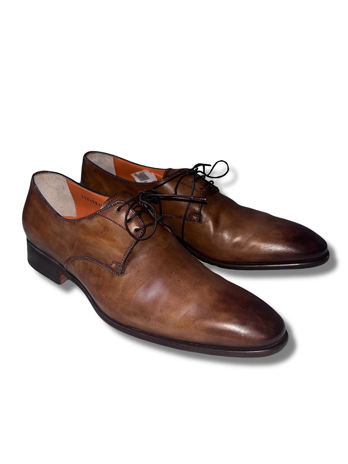 Santoni Handmade Santoni Leather Shoes Size US 10.5 / EU 43-44 - 1 Thumbnail