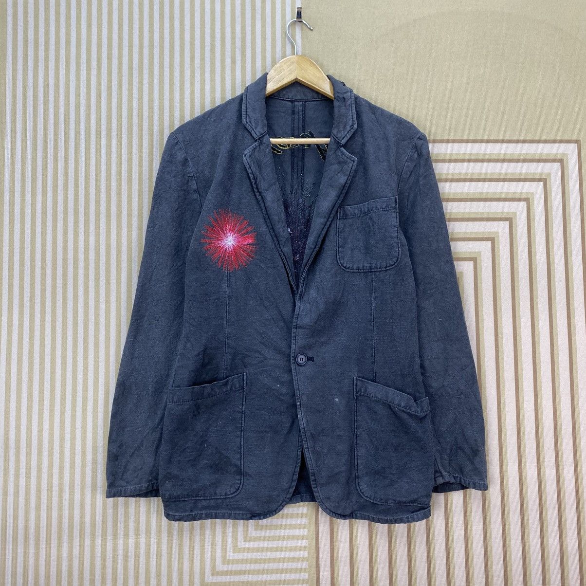 Japanese Brand 🫶Vintage Embroidered Firework Jacket Size US M / EU 48-50 / 2 - 2 Thumbnail