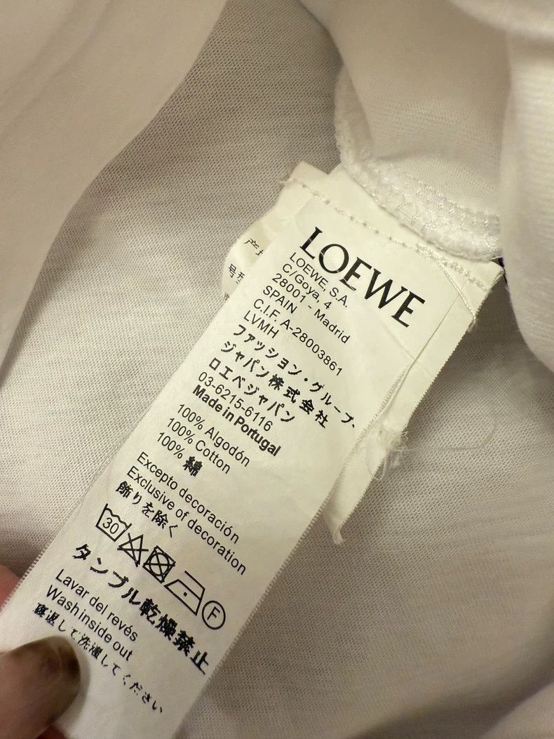 Loewe Loewe White printed t-shirt Size US L / EU 52-54 / 3 - 2 Thumbnail