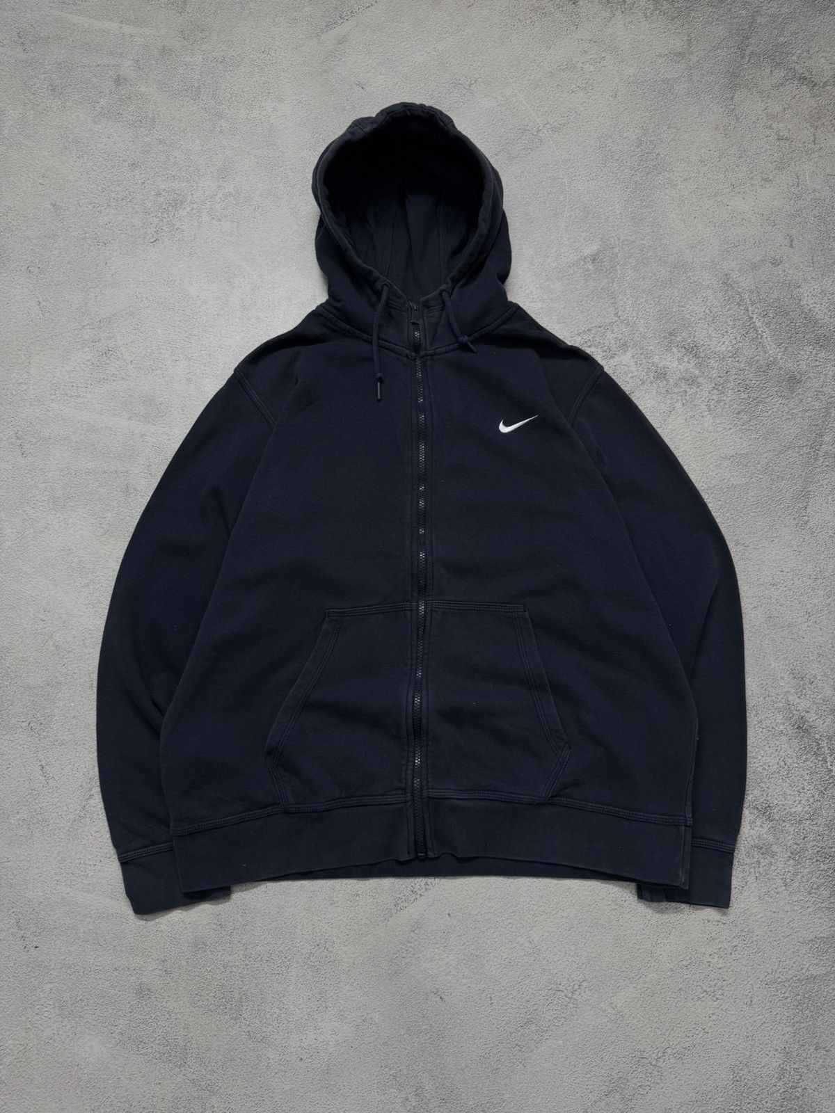 Nike Vintage Y2k Nike Mini Swoosh Basic Zip-Hoodie 00’s Size US XL / EU 56 / 4 - 1 Thumbnail