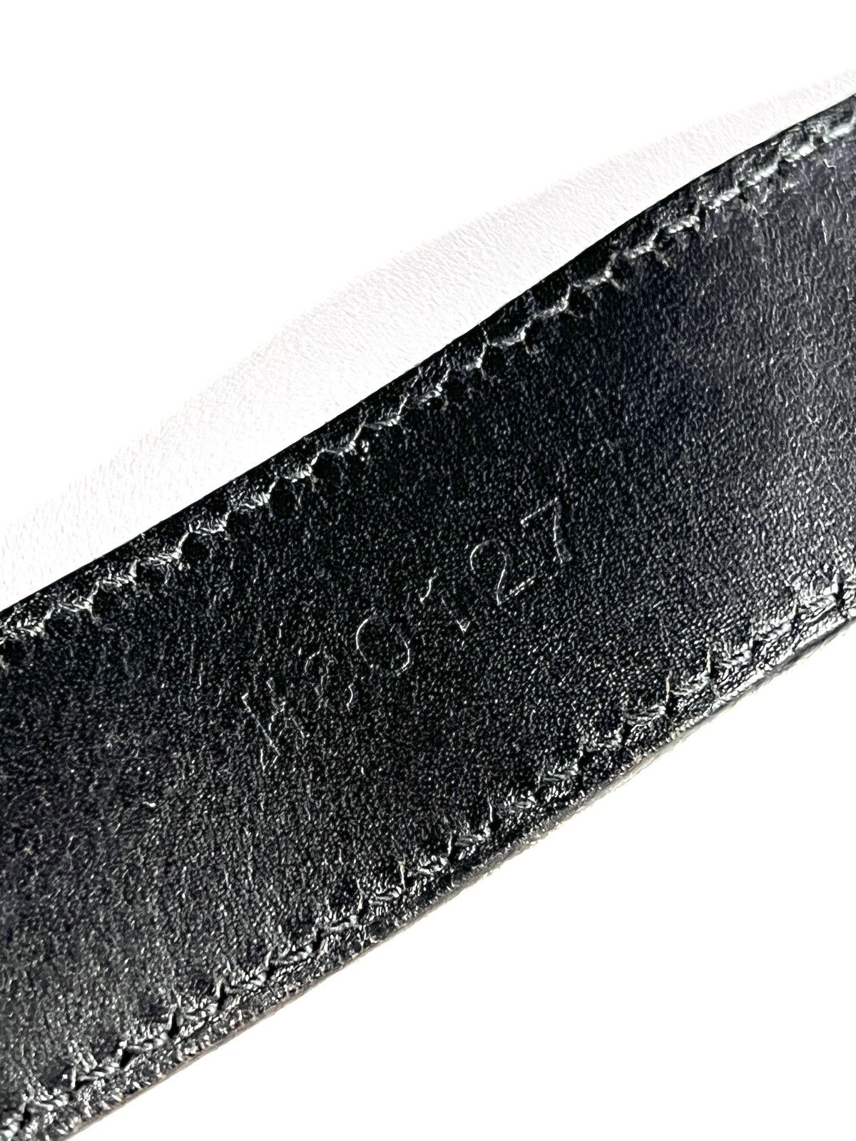 Helmut Lang circle leather belt Size ONE SIZE - 5 Thumbnail