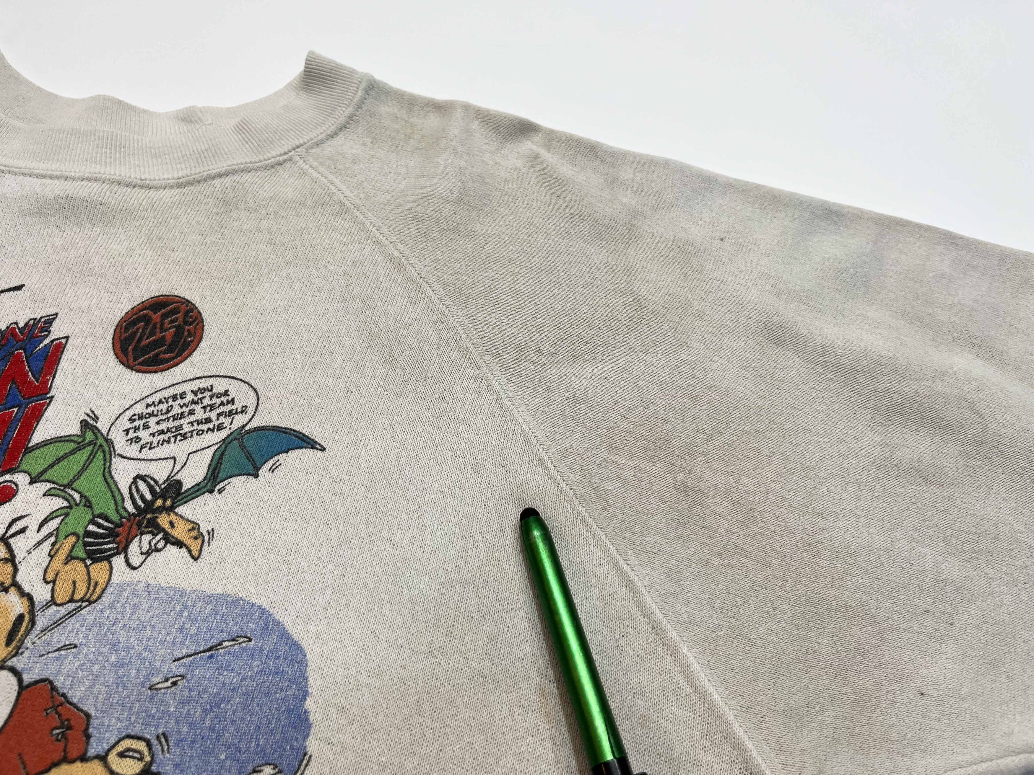 Vintage Vintage Pro Knit 1986 The Flintstones Crewneck Sweatshirt Size US L / EU 52-54 / 3 - 7 Thumbnail