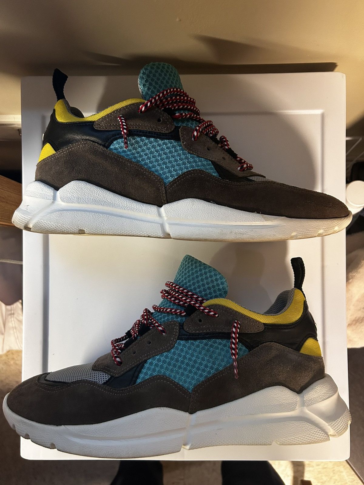 Moncler Moncler Multicolor Calum Sneaker SS18 Size US 12 / EU 45 - 3 Thumbnail