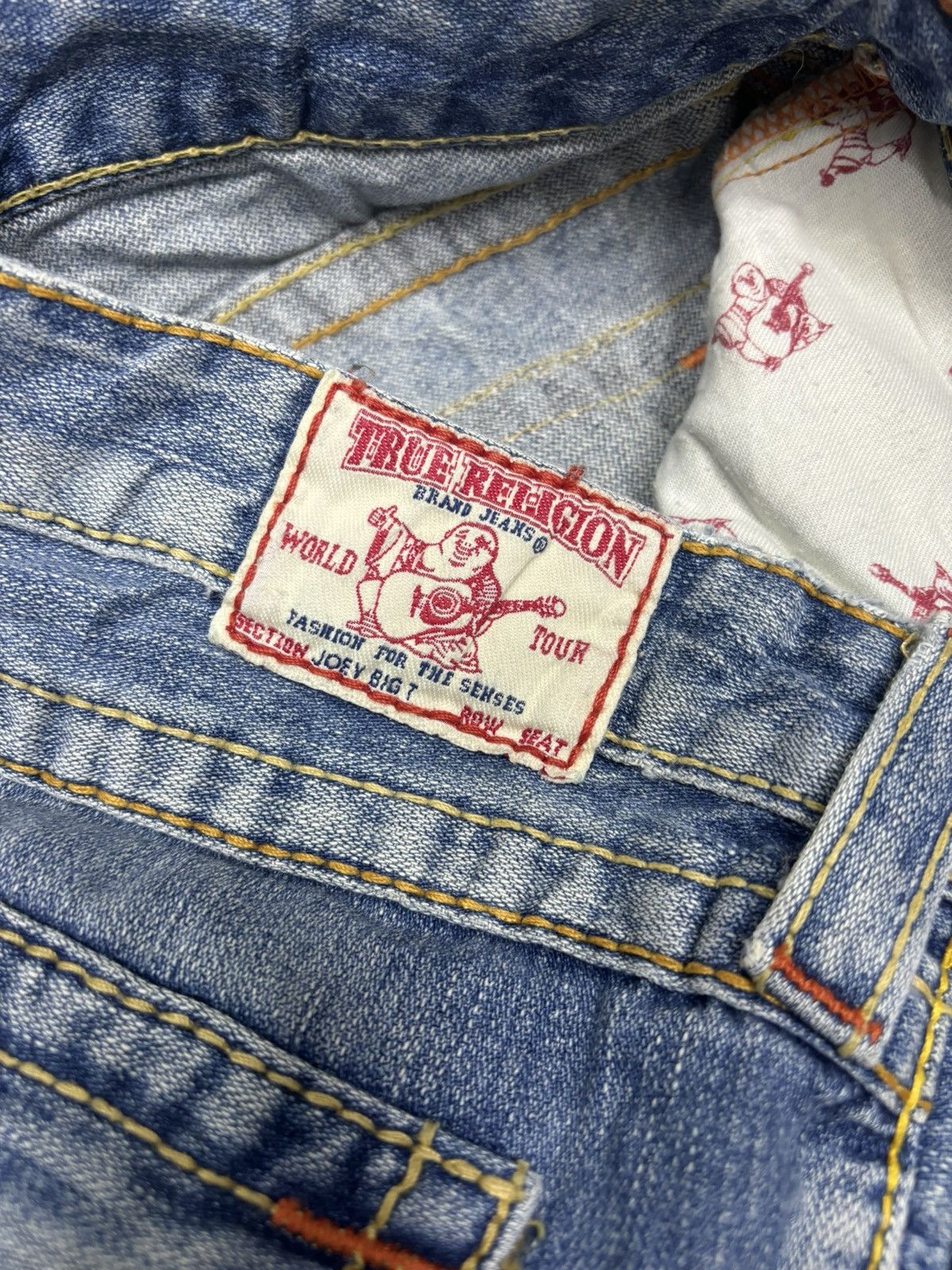 True Religion FLARE JEANS TRUE RELIGION DISTRESSED DENIM JEANS Size 27" / US 4 / IT 40 - 10 Thumbnail