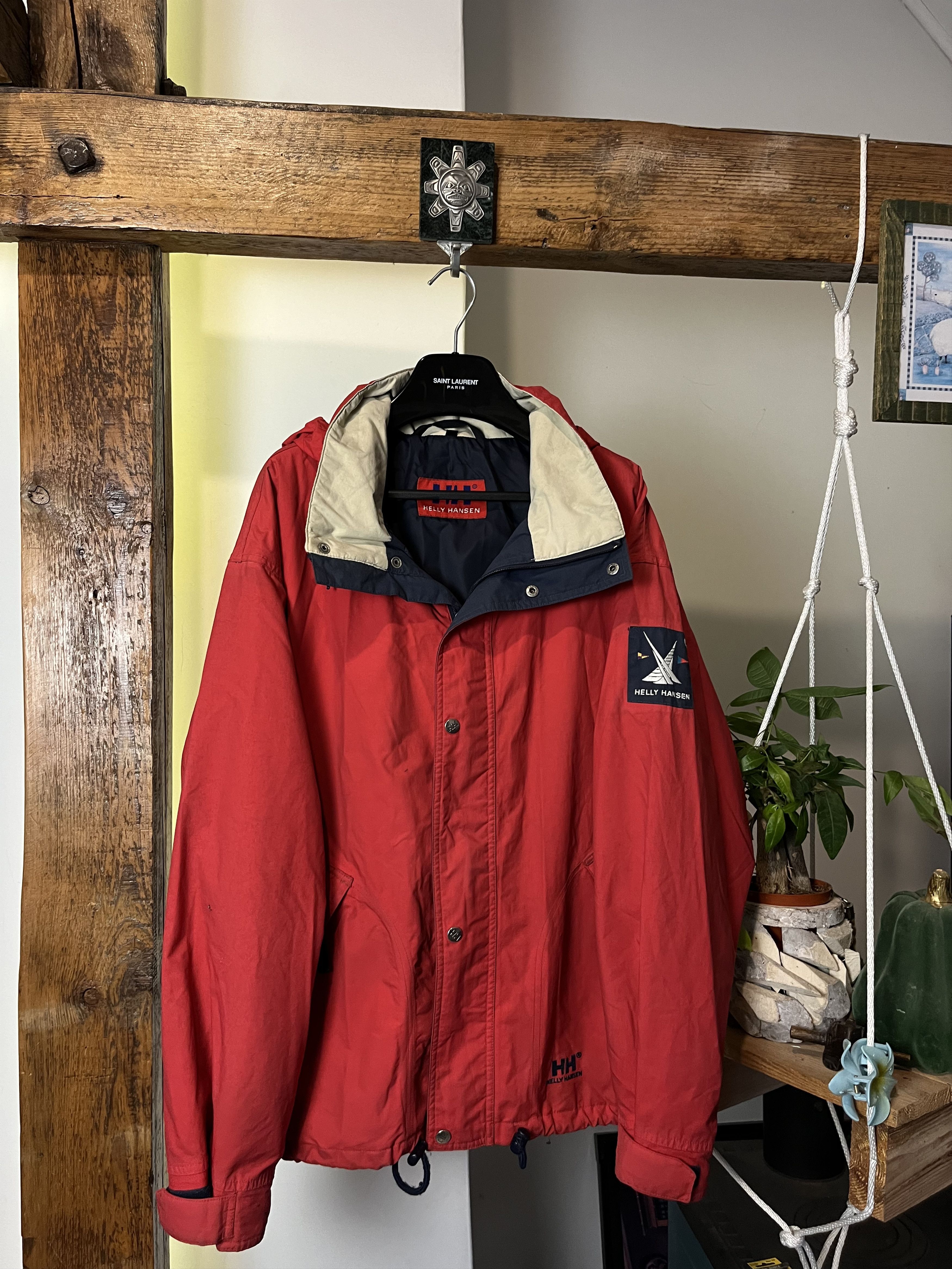 Helly Hansen × Vintage 90s Helly Hansen Windbreaker Big Logo Jacket Size US M / EU 48-50 / 2 - 1 Thumbnail