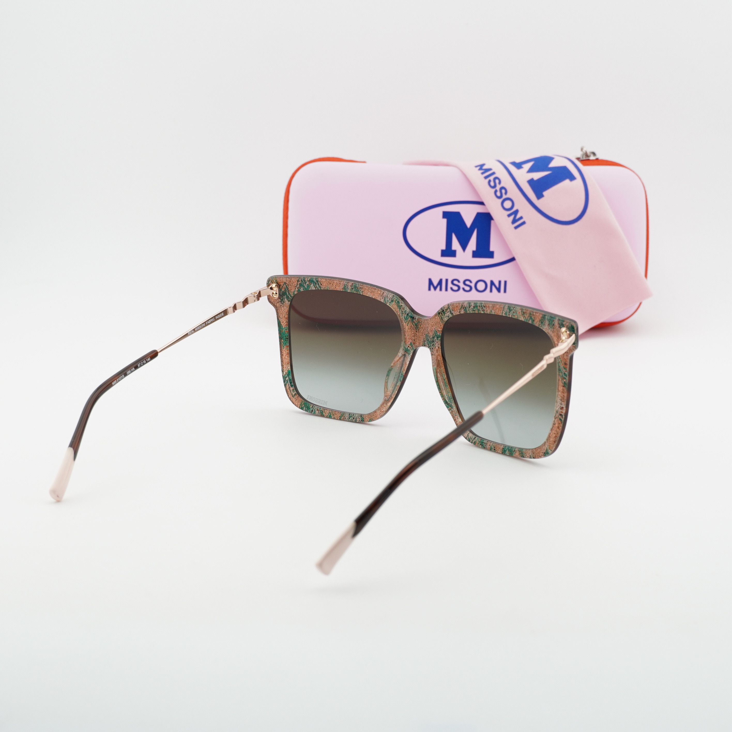 Missoni Missoni MIS 0107/S 0086 HA Sunglasses Havana Square Frame Size ONE SIZE - 9 Thumbnail