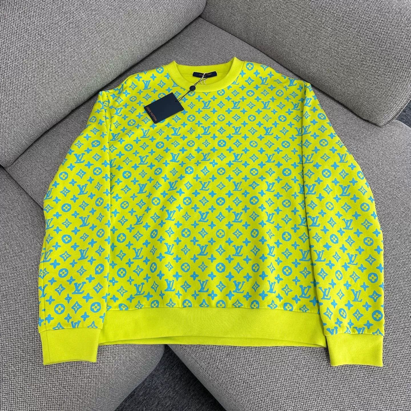 Louis Vuitton SS23 Yellow Logo Sweatshirt