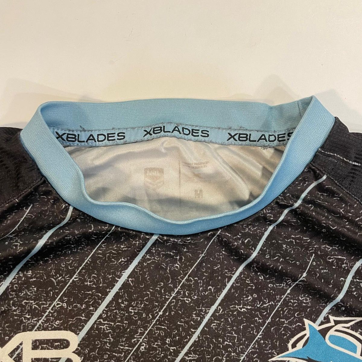 Other Black and blue Sharks rugby jersey shirt tee xblades Size US M / EU 48-50 / 2 - 10 Thumbnail
