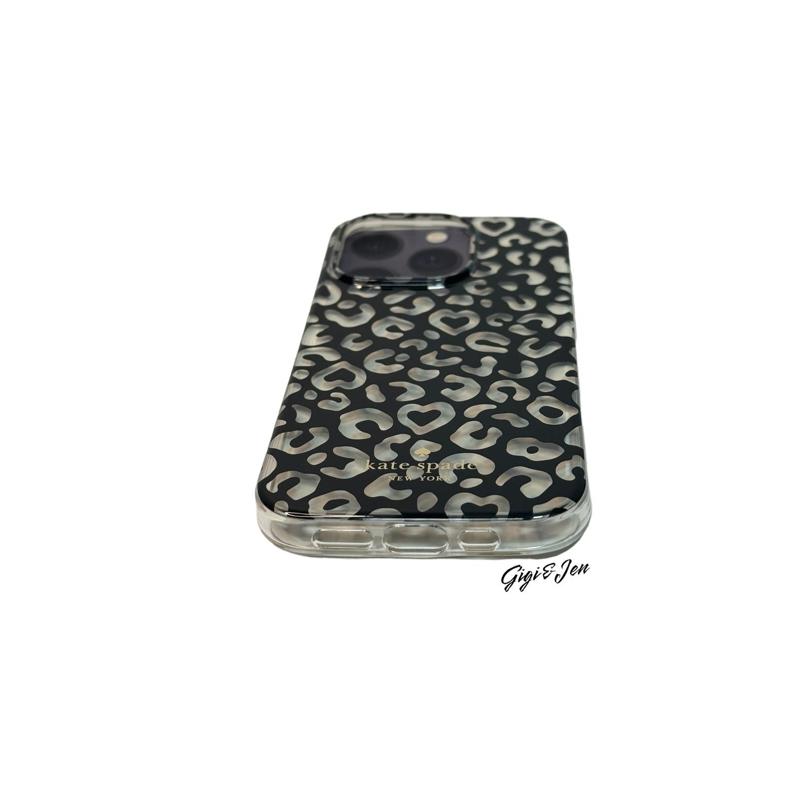 Kate Spade KATE SPADE iPhone 15 Pro Clear phone case w Graphic Leopard Size ONE SIZE - 7 Thumbnail