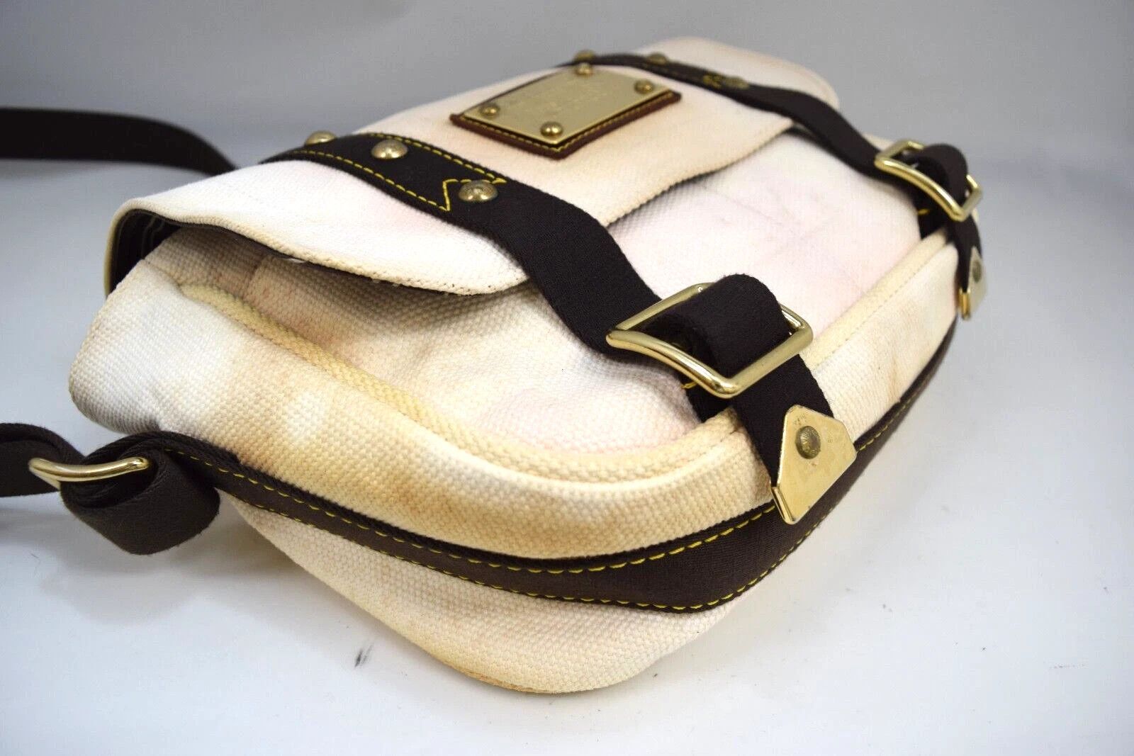 Louis Vuitton Louis Vuitton Antigua Busas Pm Crossbody Bag Canvas M40042 Size ONE SIZE - 11 Thumbnail