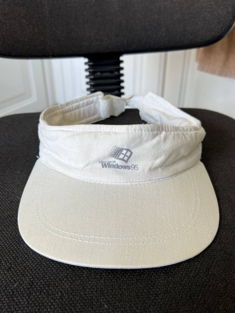 Microsoft × Vintage Vintage Microsoft Windows 95 Promo Cap Sun Visor Hat Size ONE SIZE - 1 Thumbnail