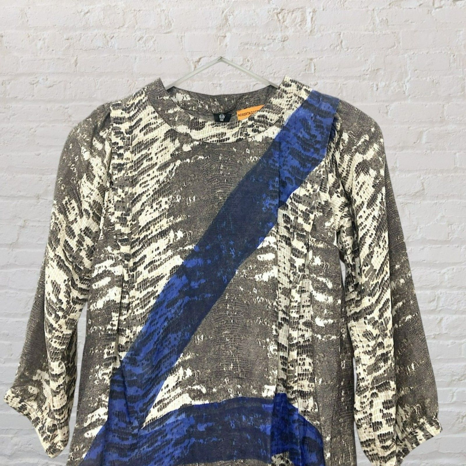 Anthropologie ANTHROPOLOGIE Roberta Freymann Silk Tunic Dress Size XS / US 0-2 / IT 36-38 - 4 Thumbnail