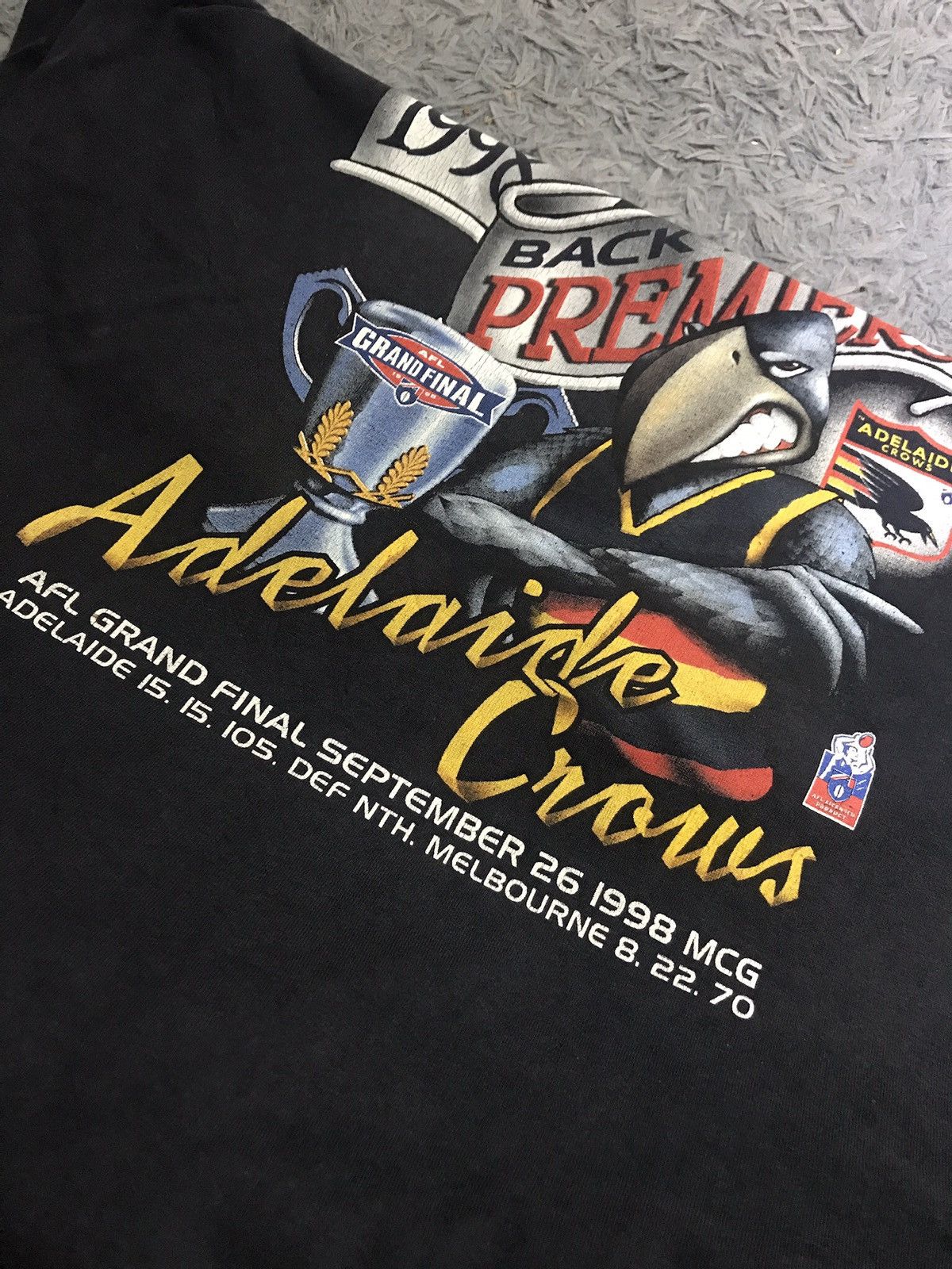 Other × Vintage Vintage 1998 Adelaide Crows AFL Back to back premier Size US L / EU 52-54 / 3 - 3 Thumbnail