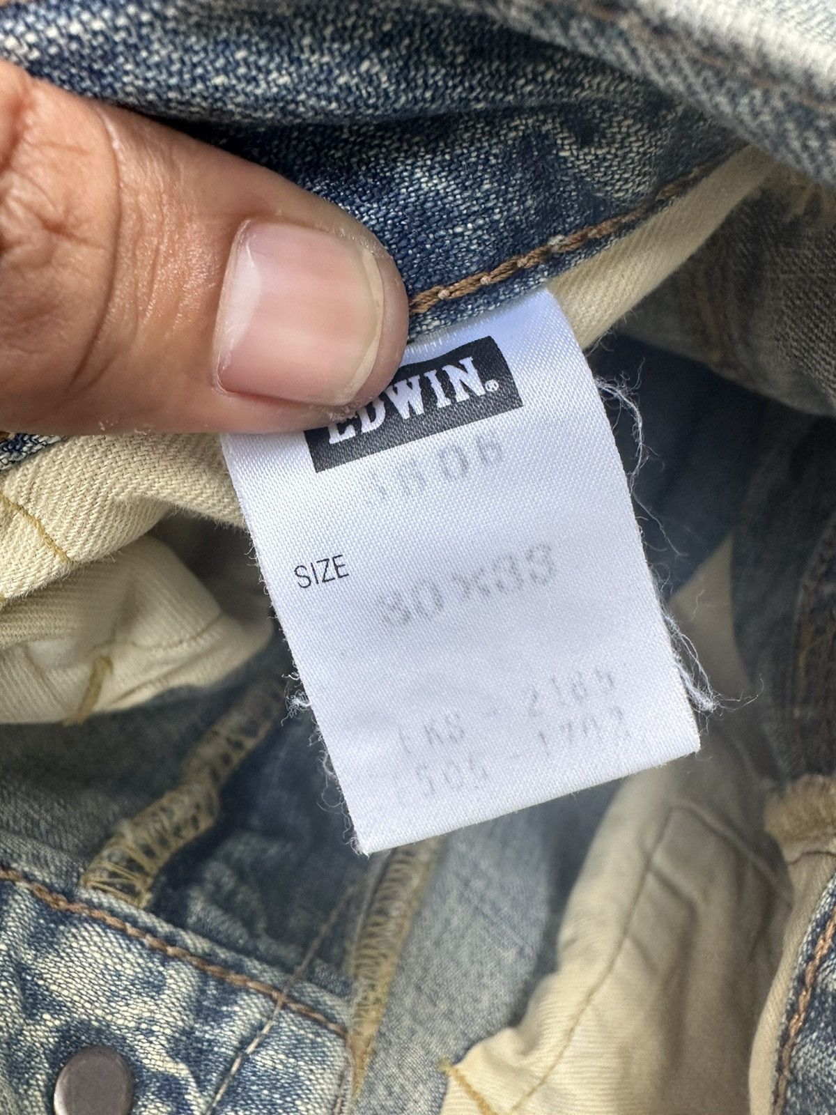 Edwin Vtg Edwin 505zx Selvedge Mudwash Denim 30x31 D8 Size US 30 / EU 46 - 15 Thumbnail