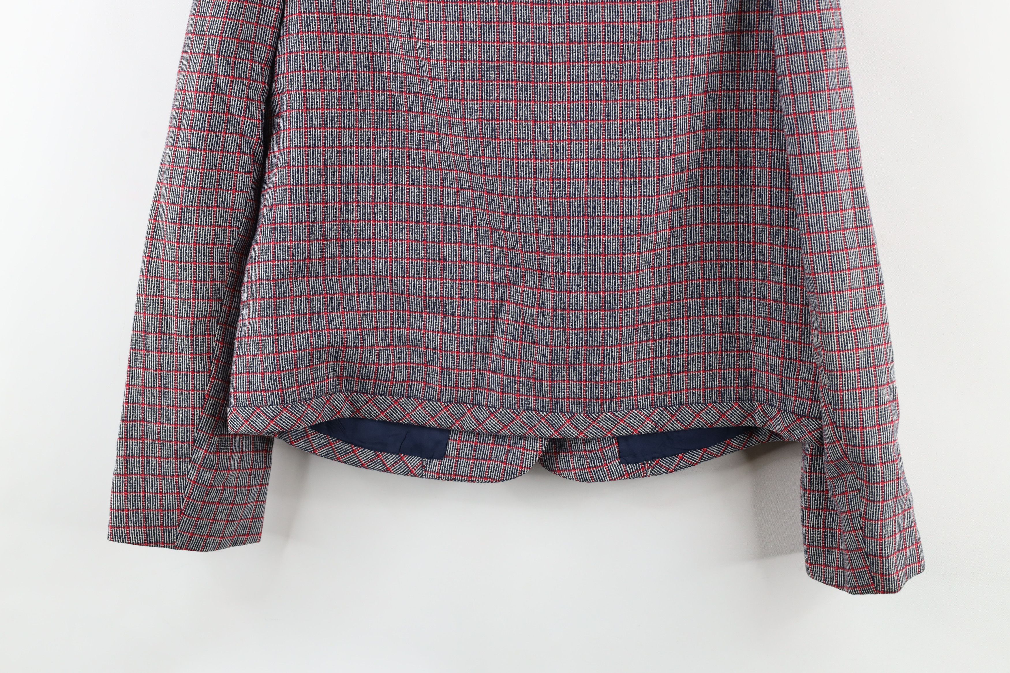 Vintage Vintage 50s 60s Rockabilly Wool Blazer Jacket Plaid USA Size M / US 6-8 / IT 42-44 - 11 Thumbnail
