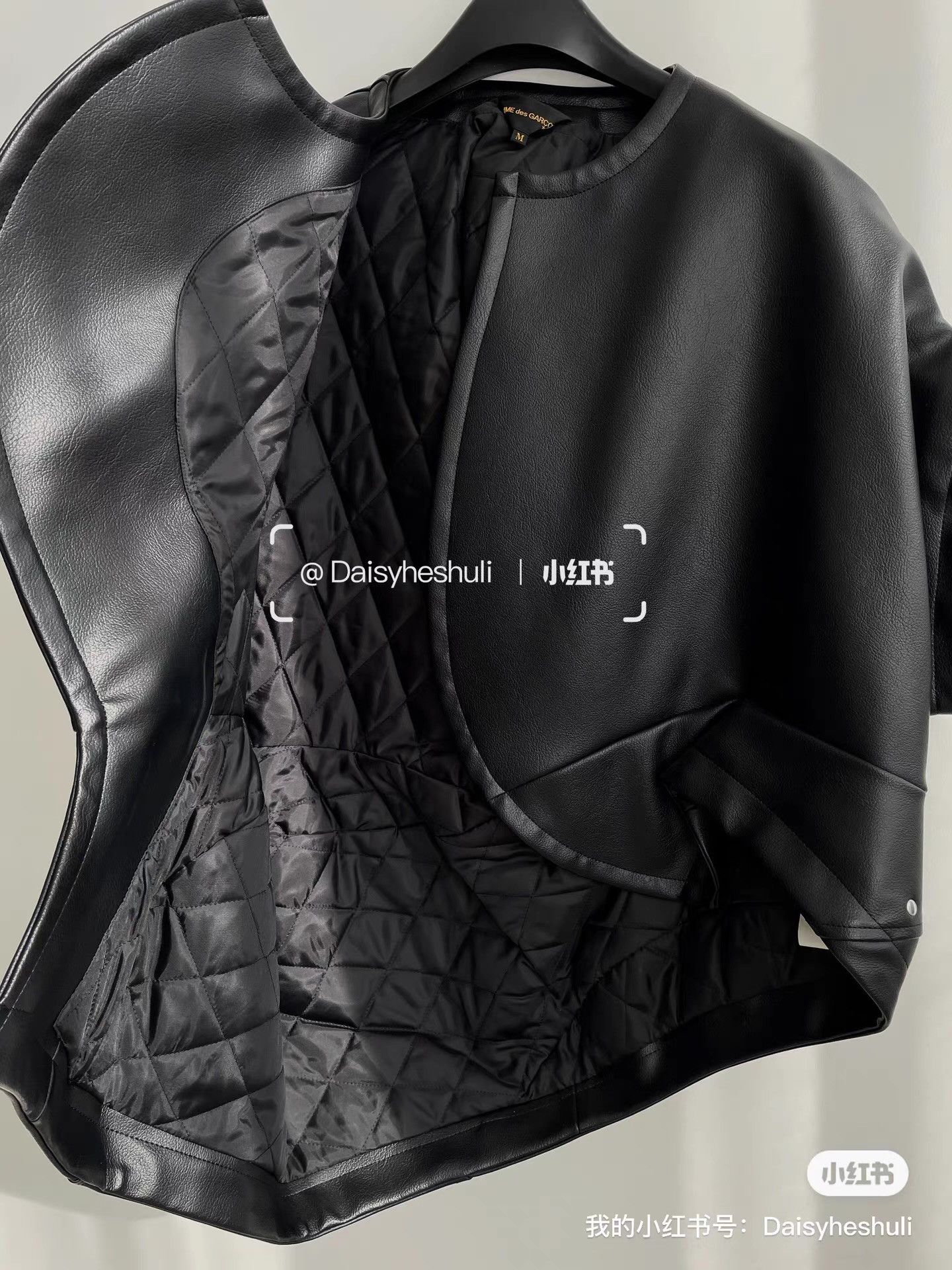 Comme des Garcons Comme des Garçons Irregular Quilted Leather Jacket Ｑ24 Size M / US 6-8 / IT 42-44 - 6 Thumbnail