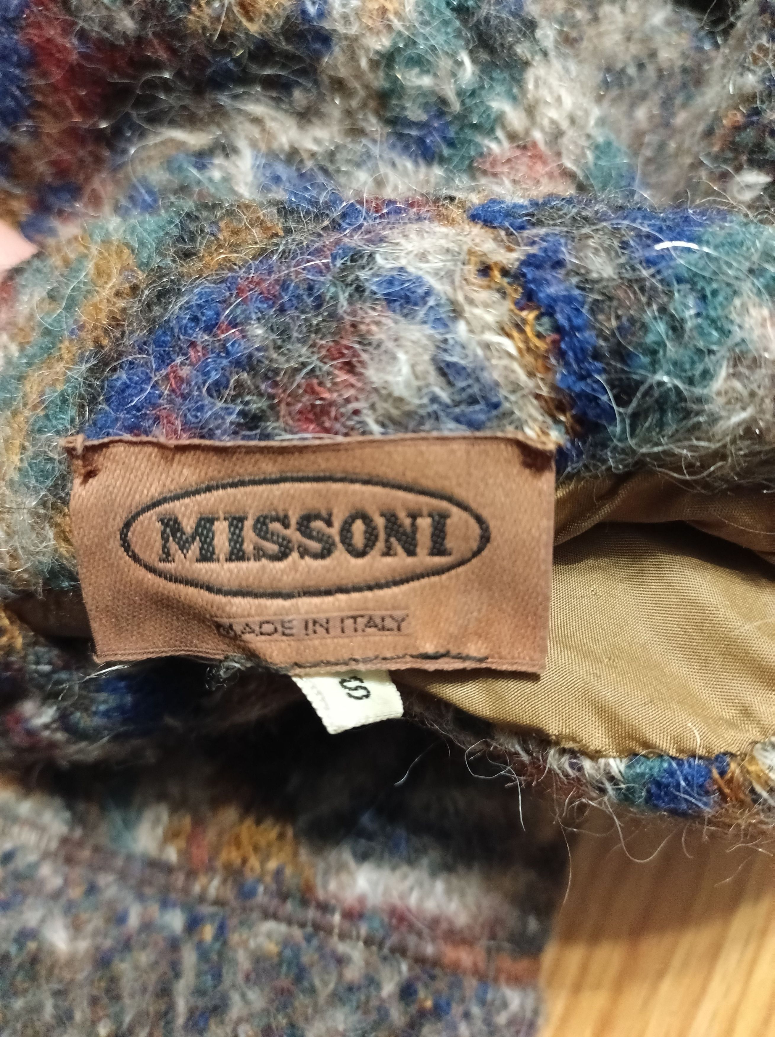 Missoni × Vintage MISSONI Floral 80s Wool Mohair Alpaca Doubleside Coat S Size S / US 4 / IT 40 - 12 Thumbnail