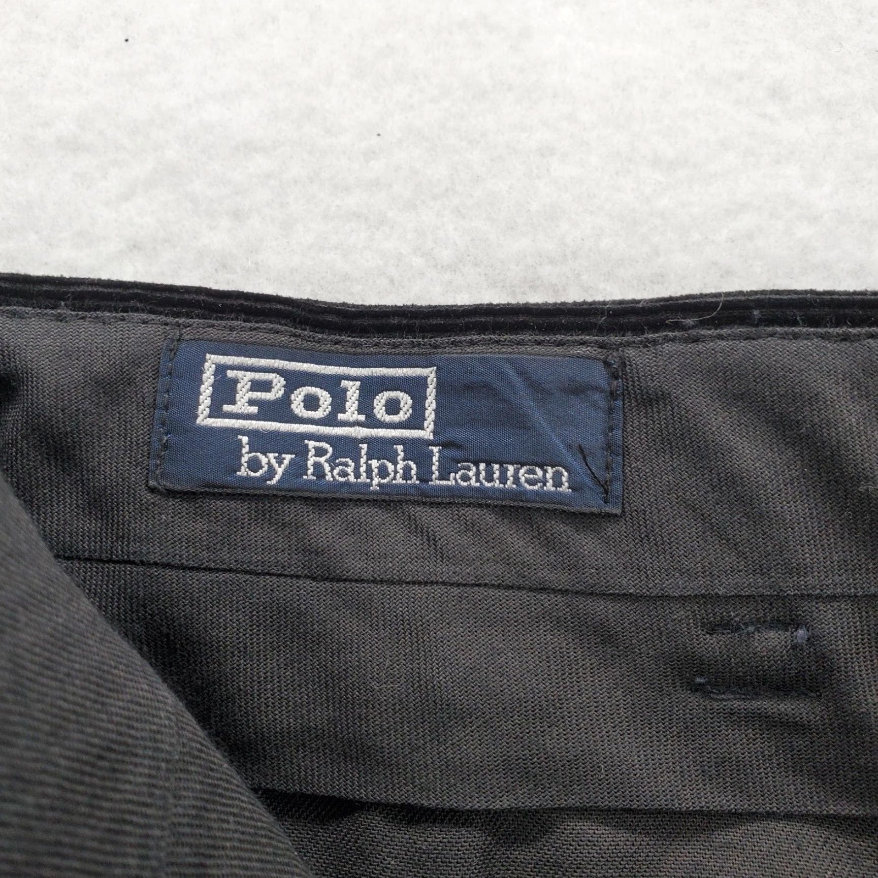 Polo Ralph Lauren VINTAGE Polo Ralph Lauren Corduroy Pants Mens 38x30 Black Button Fly Cuffed VTG Size US M / EU 48-50 / 2 - 5 Thumbnail