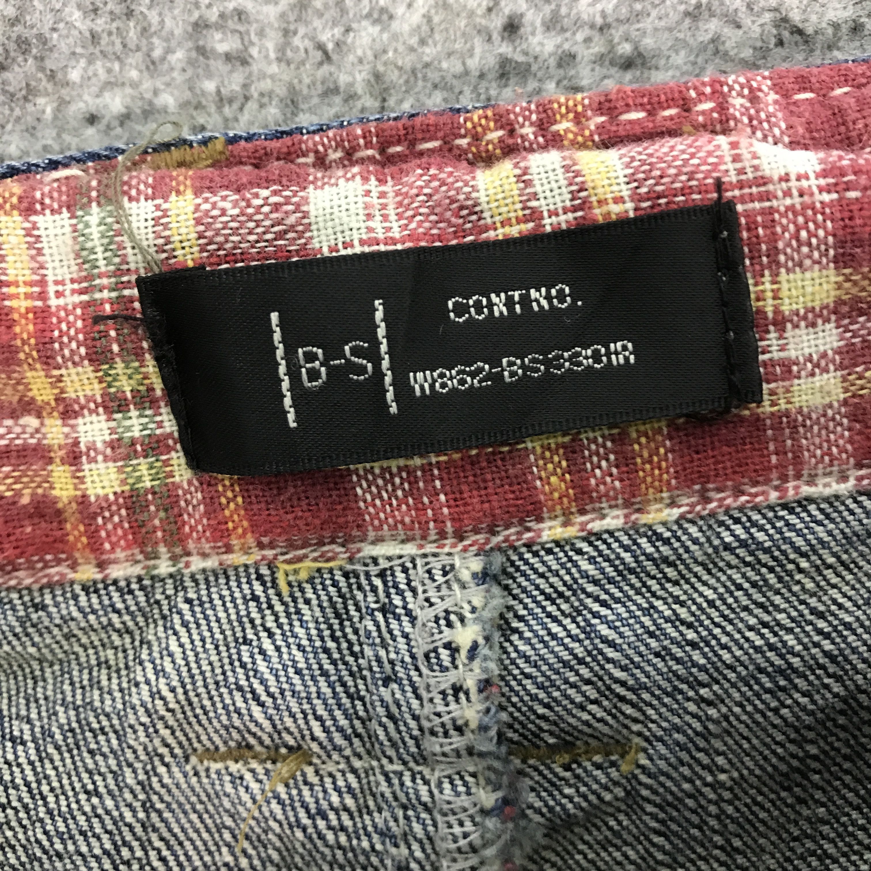 Japanese Brand contno.Japan style double waist denim pants Size US 30 / EU 46 - 14 Thumbnail