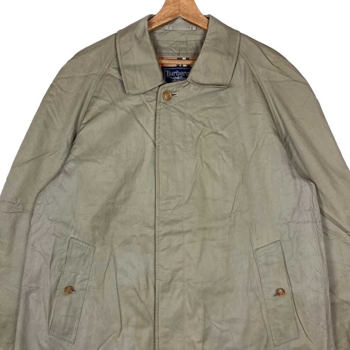 Burberry Burberrys Hidden Flat Button Trench Coat Size US L / EU 52-54 / 3 - 3 Thumbnail